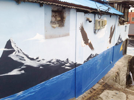 학성동 달동네(힐링아트1) 벽화사진