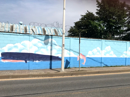 급양대 원흥아파트 건너편 벽화사진